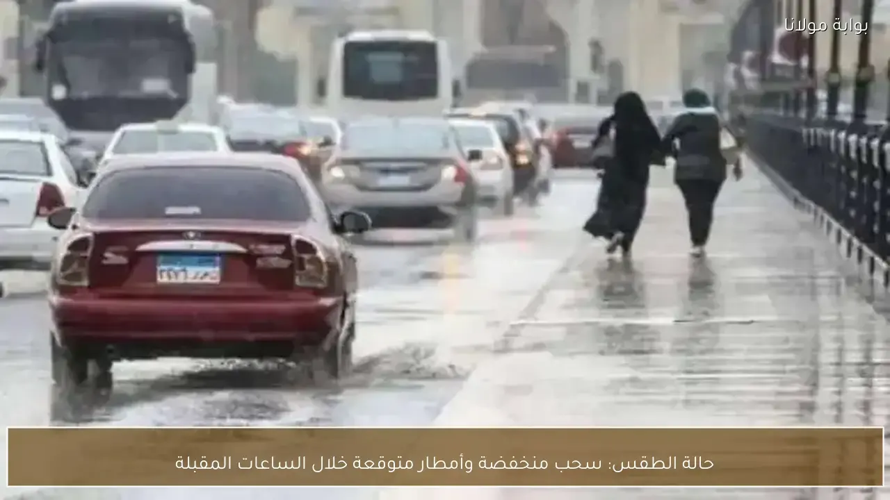 توقعات بهطول أمطار وظهور سحب منخفضة تقترب خلال الساعات المقبلة بمختلف المناطق